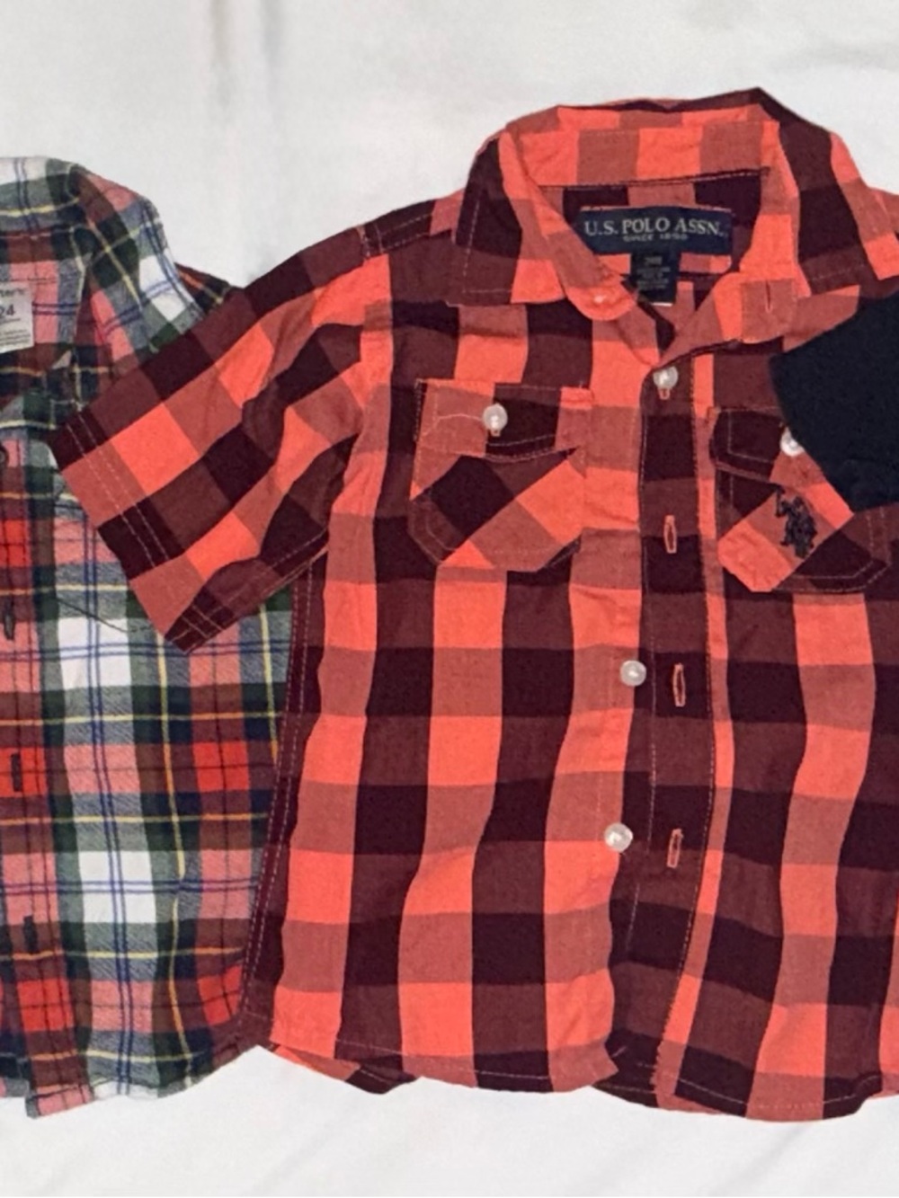Bundle of 4 Toddler boy collared shirts - The Children’s Place, Carter’s, J crew